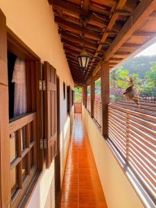 Balkón nebo terasa v ubytování NayMar Paraty Casa Familiar