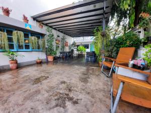 Patio nebo venkovní prostory v ubytování Sleep Guesthouse