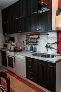 A kitchen or kitchenette at Apartments Marijana