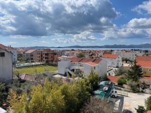 a view of a city with buildings at Rooms and Apartments Ana in Zadar