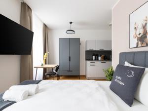 Kuchnia lub aneks kuchenny w obiekcie limehome Villach Gerbergasse