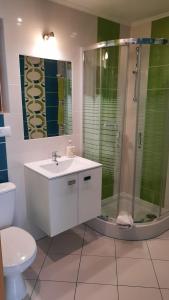 Kúpeľňa v ubytovaní Apartamenty U Samków