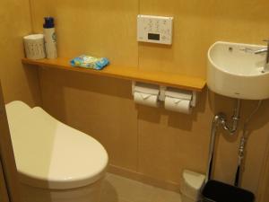 Koupelna v ubytování Fujiya Ryokan