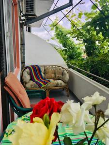 Balkón nebo terasa v ubytování Guest House Evin Rai