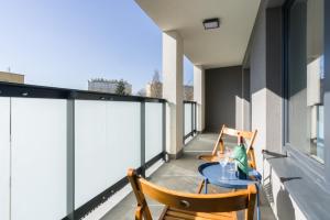Balkón alebo terasa v ubytovaní Rezydencja Rejtana with FREE GARAGE Poznań by Noclegi Renters
