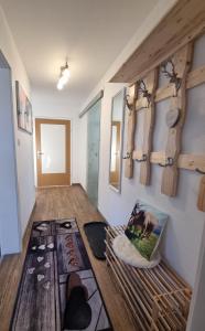 Kuchyň nebo kuchyňský kout v ubytování Ferienwohnung BERGLIEBE