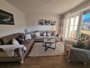 Posezení v ubytování Ferienwohnung BERGLIEBE