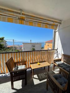 En balkong eller terrasse på Apartment Iva
