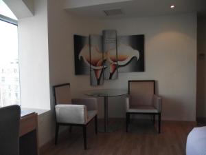 Posezení v ubytování Crystal Hotel