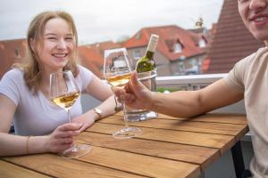 Nápoje v ubytování HOTEL DÜNENLÄUFER Carolinensiel