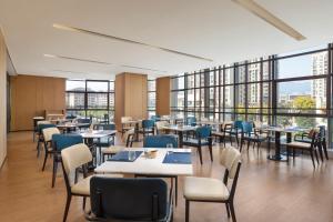 重庆永川万枫酒店­­餐厅或其他用餐的地方