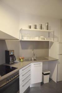Kuchyňa alebo kuchynka v ubytovaní Claris Apartments