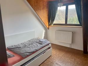 En eller flere senger på et rom på Runch Smilovice