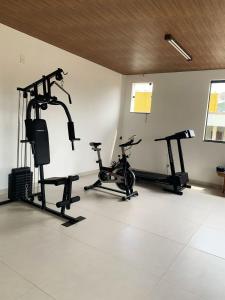 The fitness centre and/or fitness facilities at Pecafe Hotel