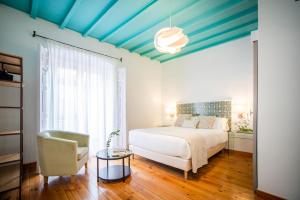 Casa Platón Páramo客房内的一张或多张床位