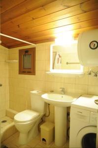 A bathroom at Corfu Cosy Penthouse with a View