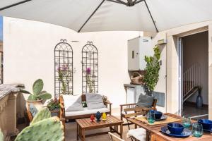 Istumisnurk majutusasutuses Guest House Aurispa