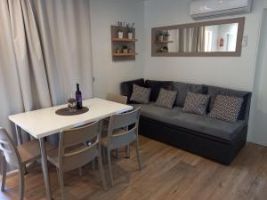 Posezení v ubytování Mobile Home Agava 2