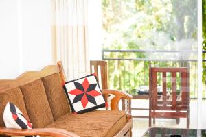 A seating area at Wathsala Inn