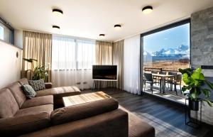 TV a/nebo společenská místnost v ubytování Natur Resort