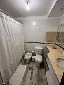 Salle de bains dans l'établissement Monoambiente