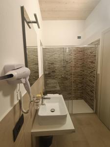 Koupelna v ubytování Il B&B di PIAZZA MOTTA