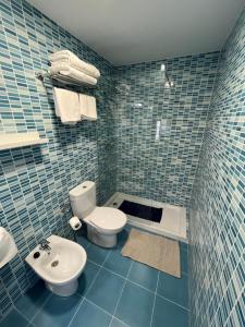 A bathroom at AVA-2