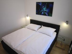 Ένα ή περισσότερα κρεβάτια σε δωμάτιο στο Apartment Nähe Zentrum