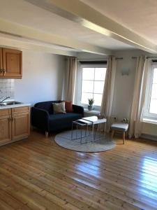 Kuchyň nebo kuchyňský kout v ubytování Ferienwohnung im idyllischen Gulfhof