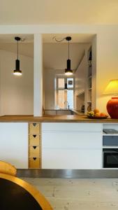 A kitchen or kitchenette at ApartmentInCopenhagen Apartment 1484