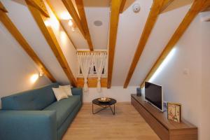 TV a/nebo společenská místnost v ubytování Apartment Atticus
