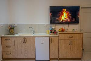 Kuchyň nebo kuchyňský kout v ubytování סוויטות לב הגולן - Golan center suite