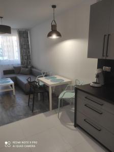 Kuchyň nebo kuchyňský kout v ubytování Apartament Morski + 14 fotografií