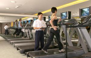 Fitness centrum a/nebo fitness zařízení v ubytování Regent Taipei
