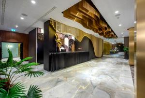 Lobby alebo recepcia v ubytovaní Hotel Turist