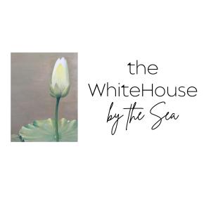 a painting of a white flower in a pond at The Whitehouse by the Sea in Panglao Island +99 photos