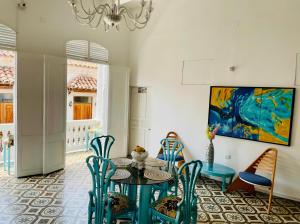 Posezení v ubytování Hostal Badillo SV