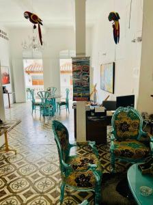 Posezení v ubytování Hostal Badillo SV
