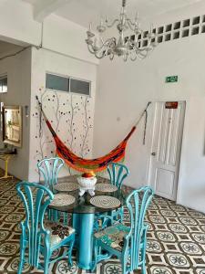 Posezení v ubytování Hostal Badillo SV