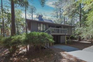 a house in the middle of a forest at Riverhouse in Johns Island