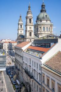 Výhľad na mesto Budapešť alebo výhľad na mesto priamo z apartmánu