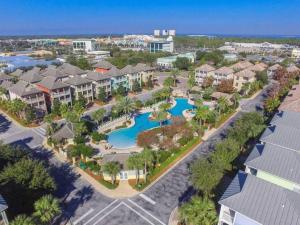 an aerial view of a resort with a pool at Village Retreat in Destin