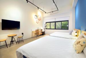 Notting Hill B&B 객실 침대