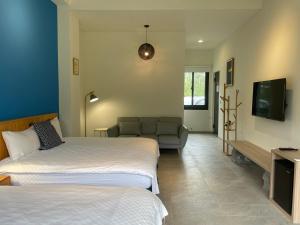 Notting Hill B&B 객실 침대