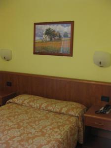 Letto o letti in una camera di Albergo Giardino