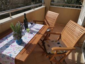 Balkon lub taras w obiekcie Apartment Zoanda
