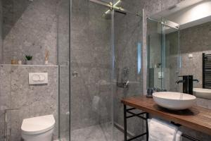 Koupelna v ubytování Guesthouse Frlan