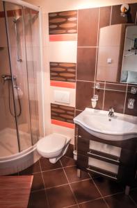 Bathroom sa Family House - Apartmany Zuzana