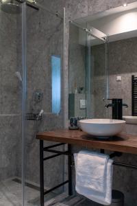 Koupelna v ubytování Guesthouse Frlan