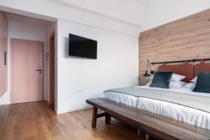 Postel nebo postele na pokoji v ubytování Guesthouse Frlan